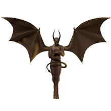 Devil Demon Wings Satanic Horns