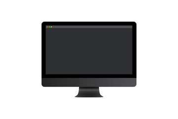 Wall Mural - computer browser web window screen mockup vector