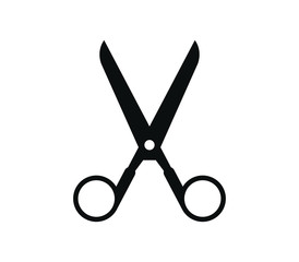 Wall Mural - scissor icon