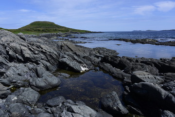 Rock Coastline with Tidal Pool