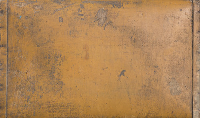 Poster - vintage texture of an old yellowed wooden brown background