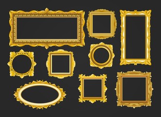 Canvas Print - luxury interior frames