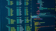 © yurich84 - Javascript source code for software development. Java code routes and markup splitting on the screen