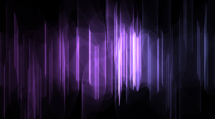 Wall Mural - abstract background simulating the northern lights