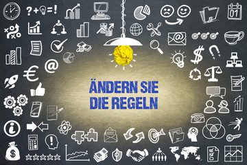 Poster - Ändern Sie die Regeln