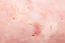 Ham Background.The Texture Of The Ham.Fresh Pork Ham.