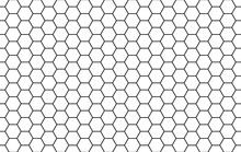 Honeycomb Seamless Pattern, Vector Illustration