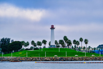 Canvas Print - Lions Lighthouse in Long Beach California