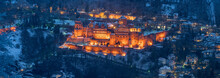 Heidelberg Castle In Winter