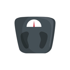 Sticker - scale measure weight isolated icon vector illustration design