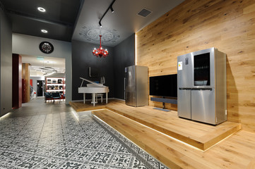 Poster - Premium home appliance store interior