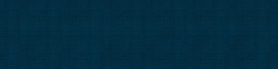 close up texture of natural weave cloth in dark blue or teal color. fabric texture of natural cotton
