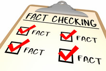 Fact Checking Checklist Clipboard Words 3d Illustration