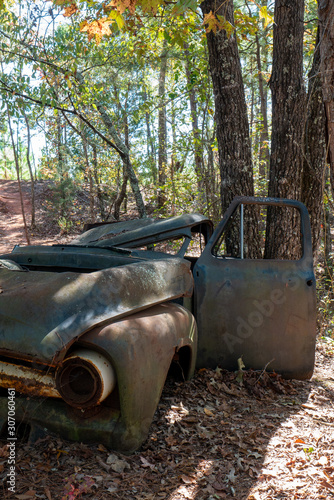 old car in the forest © keiserjb