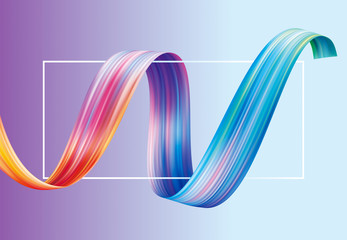 Aufkleber - Colorful stripes curl pattern, digital technology screen wallpaper abstract background.