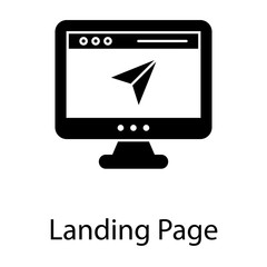 Sticker -  Landing Page Vector 