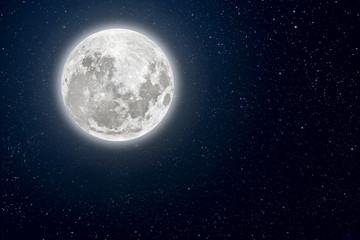 backgrounds night sky with stars and moon and clouds.