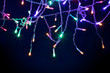 © erika8213 - Christmas background with lights and free text space.