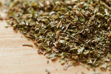 Wall Mural - Dried leaves herb and spice 