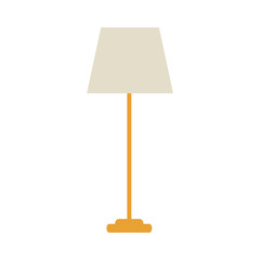 Wall Mural - floor lamp icon, flat design