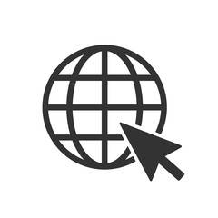Wall Mural - website icon. vector www icon