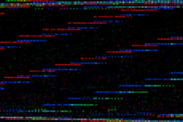Wall Mural - pixel pattern of a digital glitch / abstract background, pattern of a digital glitch.