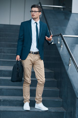 Poster - young man in suit