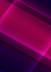 Wall Mural - Dark abstract background with neon lines, glow. Bright neon glow.