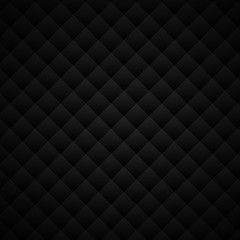 Wall Mural - abstract luxury style black geometric squares pattern design with dots lines grid on dark background