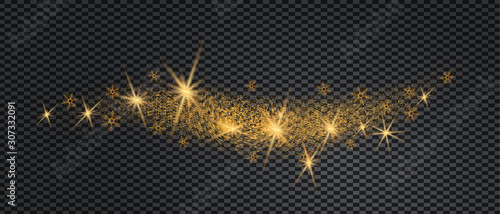 Fotografía Stardust wave is glittering