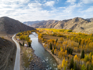 Poster - Xinjiang Coco Tuohai autumn scenery