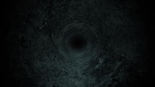Abstract Dark 3d Tunnel Seamless Looping/ 4k Animation Of An Abstract Textured Background With Dark Tunnel And Concrete Ground Seamless Zooming In
