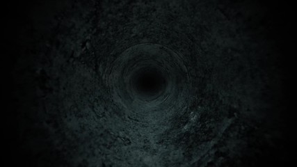abstract dark 3d tunnel seamless looping/ 4k animation of an abstract textured background with dark 