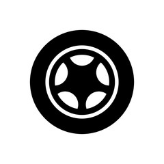 wheel - car wheel icon vector design template