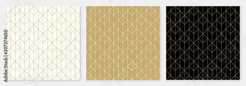 Background pattern seamless geometric line abstract gold luxury color vector....