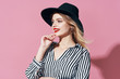 © SHOTPRIME STUDIO - portrait of young woman in black hat