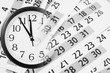 © Valerii Evlakhov - Clock and calendar pages, time concept