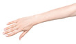 © Илья Подопригоров - Female caucasian hands  isolated white background showing  various finger gestures. woman hands showing different gestures