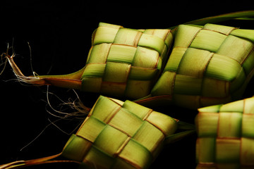 Wall Mural - Ketupat is pouch made from woven young palm leaves