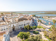 Faro city center by Ria Formosa, Algarve, Portugal