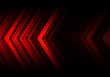 Abstract red light line arrow speed direction on black blank space design modern futuristic technology background vector illustration.