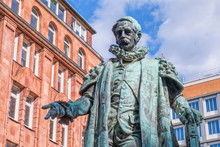 Carl Friedrich Petersen Statue In Hamburg, Germany