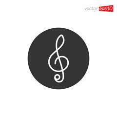 Music Notes Icon Design Vector