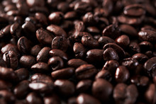 Closeup Of Espresso Coffee Beans