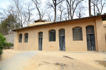 Wall Mural - Adobe houses in Yan'an, Shaanxi Province, China