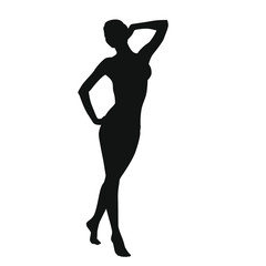 Wall Mural - Woman Silhouette