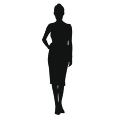 Wall Mural - Woman Silhouette