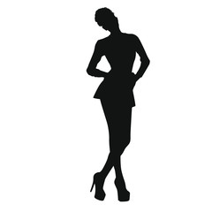 Wall Mural - Woman Silhouette