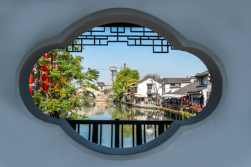 Wall Mural - Xitang ancient town ancient residential River