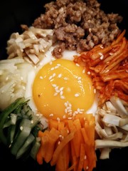 Poster - Bibimbap rice with vegetable Korean food